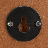 Habitat mango wood round wall mirror 50x50cm, imported from the UK