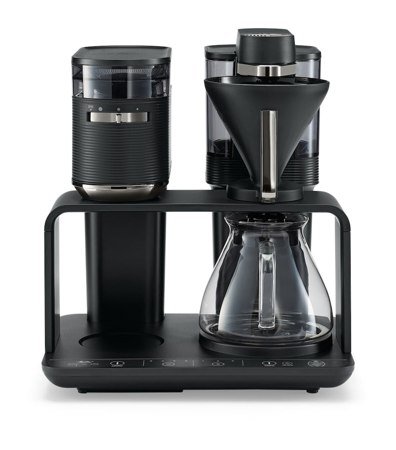 Melitta EPOS Chrome coffee machine with grinder, imported from the UK