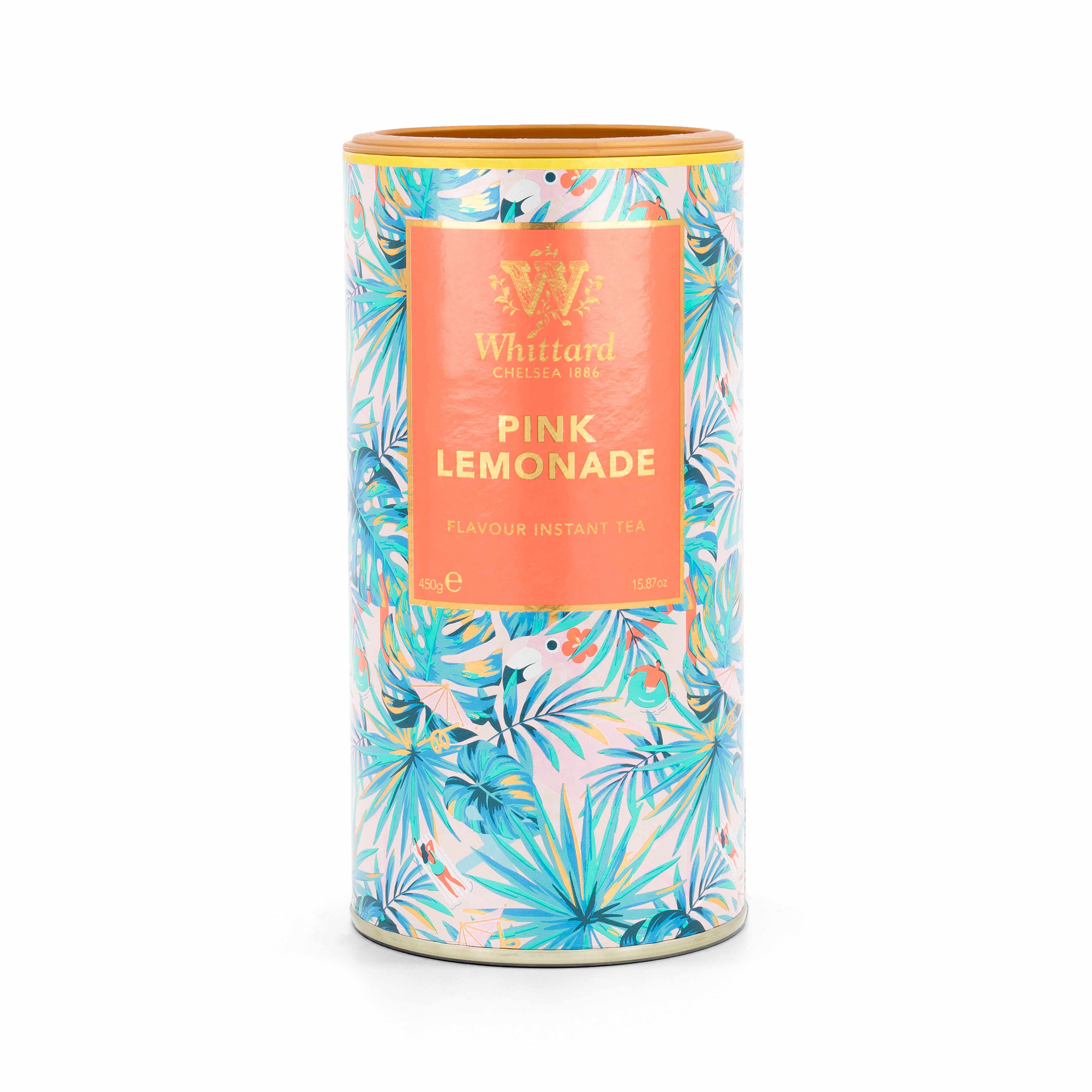 Whittard pink lemonade instant tea powder 450g - British product