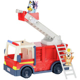 Bluey Bingo's Fire Truck playset with figures, imported from the UK
