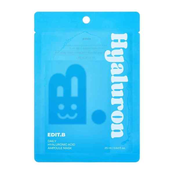 EDIT.B Hyaluronic Acid Ampoule Mask 1pc, UK version