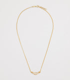 L'Atelier Nawbar Karma necklace yellow gold diamond, imported from the UK