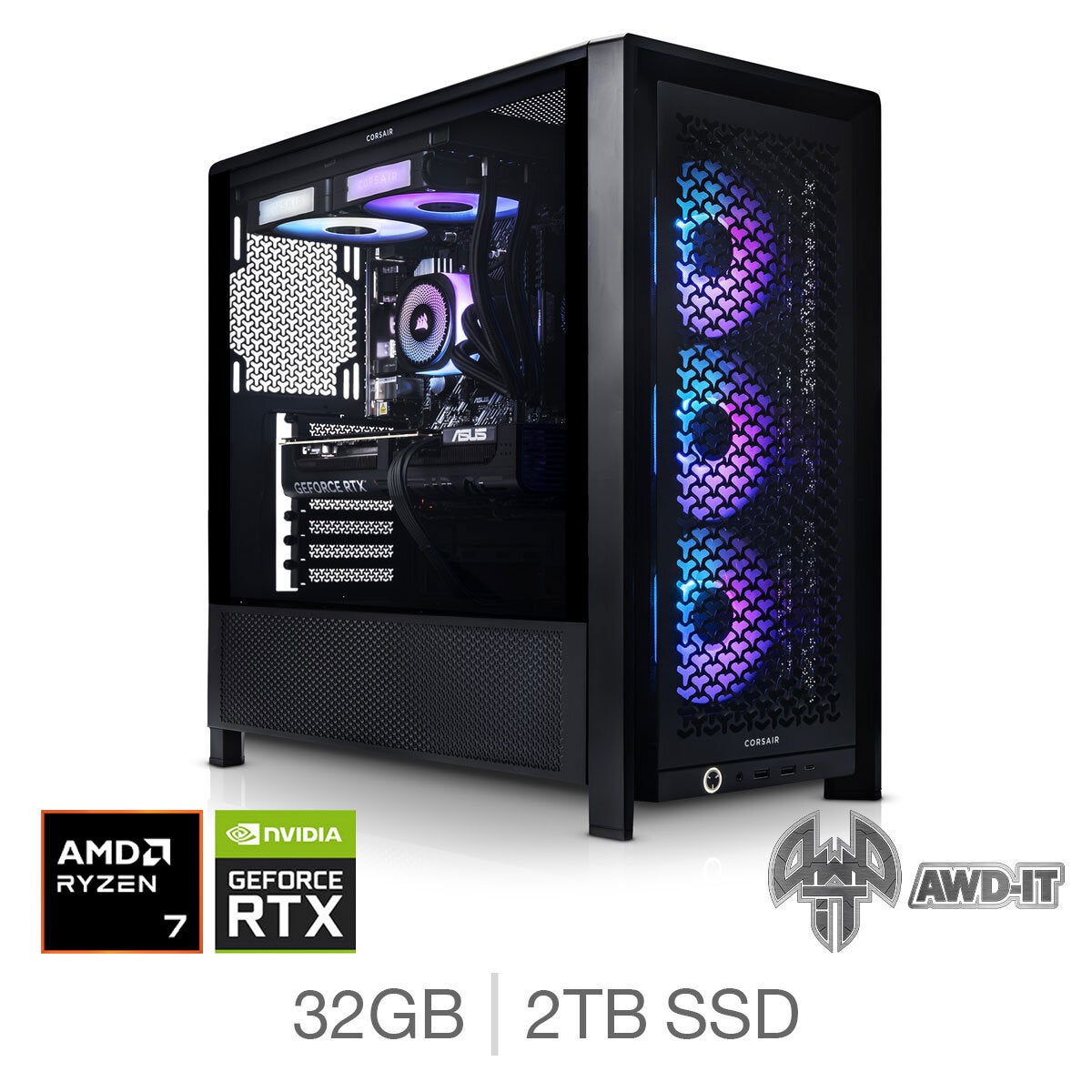 AWD-IT Frame 7 gaming desktop PC - British product