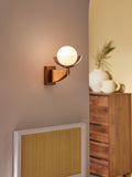 MADE.COM Wood Layla Wall Light