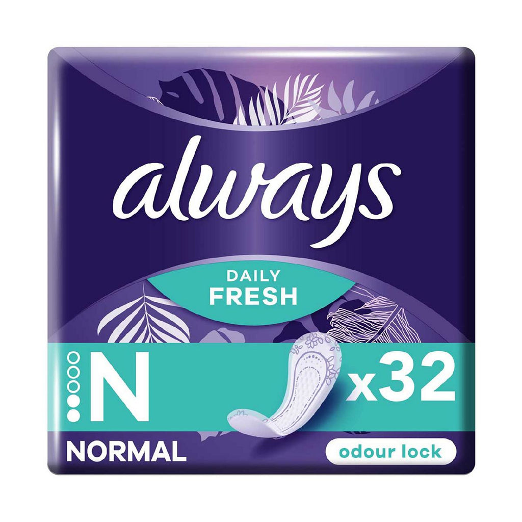 Always Dailies Fresh & Protect Panty Liners Normal x32