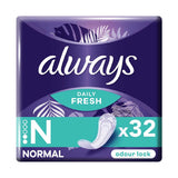 Always Dailies Fresh & Protect Panty Liners Normal x32 GOODS Sainsburys   