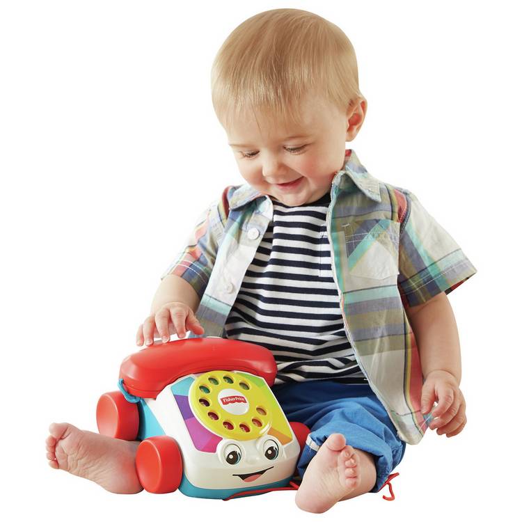 Fisher Price Chatter Telephone pull-along toy - British product