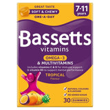 Bassetts Tropical Omega 3 & Multivitamins 7-11yrs    30 per pack GOODS M&S   