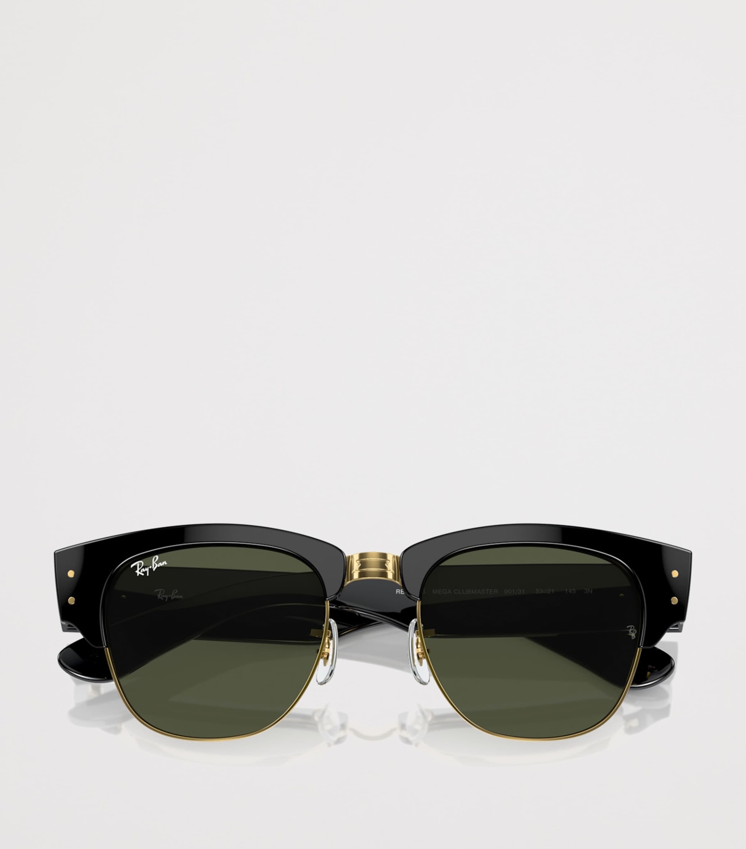 Ray-Ban Mega Clubmaster Square Sonnenbrille, importiert aus dem Vereinigten Königreich