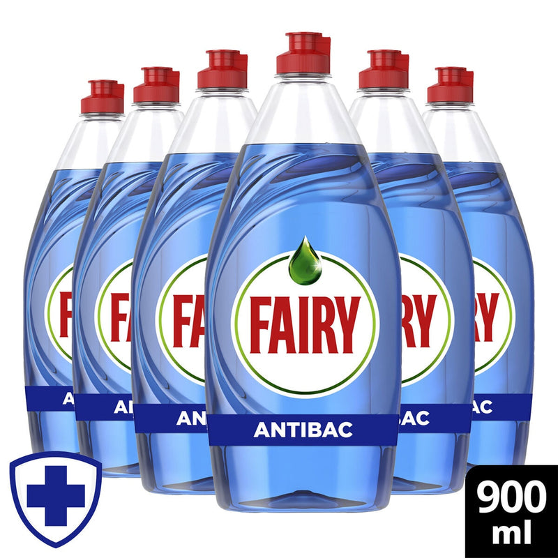 Fairy Anti-Bacterial Liquid 6 x 900ml - British product