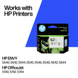 HP 62 XL high yield colour ink cartridge, imported from the UK
