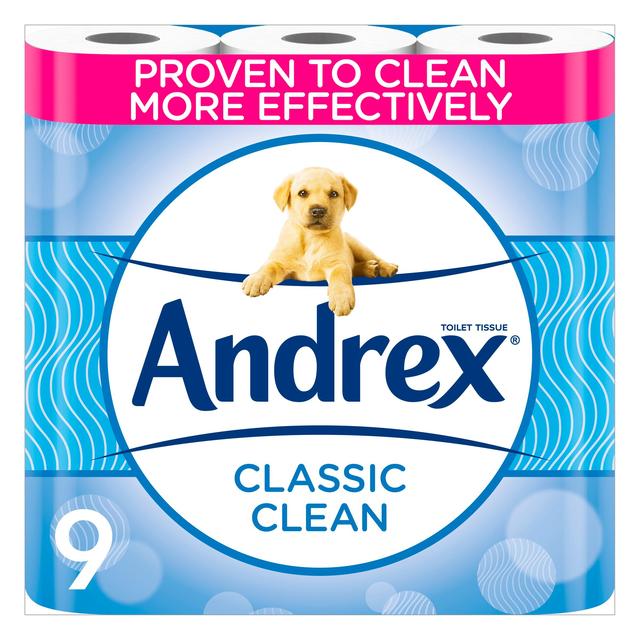 Andrex Classic Clean Toilet Roll   9 per pack GOODS M&S   