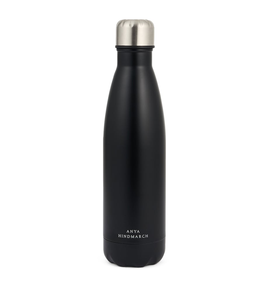Anya Hindmarch insulated stainless steel water bottle with Eyes motif 500ml - British product