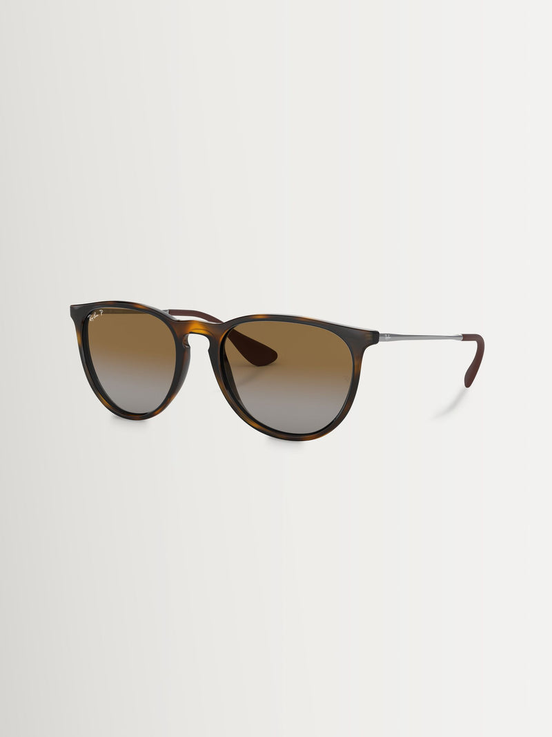 Lunettes de soleil polarisées marron Ray-Ban, importées du Royaume-Uni