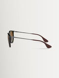 Lunettes de soleil polarisées marron Ray-Ban, importées du Royaume-Uni