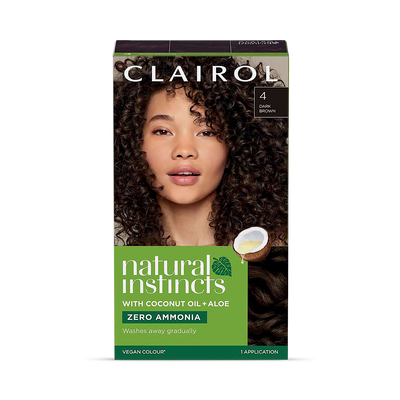 Holland & Barrett Clairol Natural Instincts Dark Brown 4 Hair Colour- Buy online at McGrocer