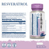 Solaray Resveratrol Complex 60 vegan capsules (British brand)