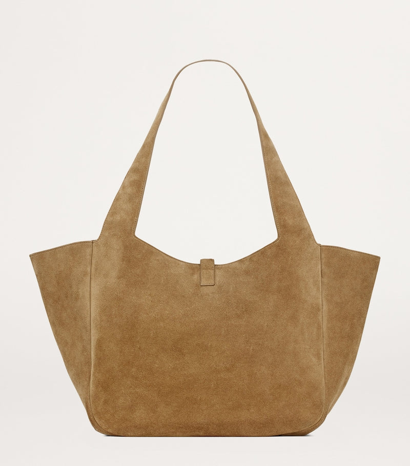 Saint Laurent Bea tote bag in suede leather, UK version