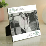 Personalised botanical photo frame 15x16cm (British brand)
