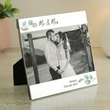 Personalised botanical photo frame 15x16cm (British brand)