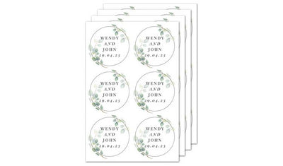 Argos Personalised Message Botanical Sticker Set- Buy online at McGrocer
