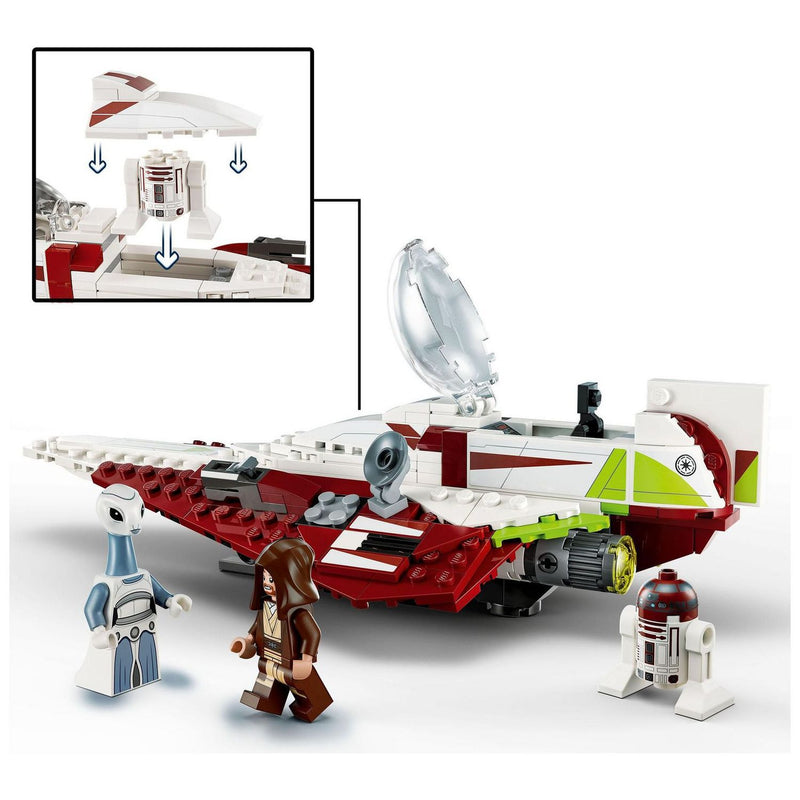 LEGO Obi-Wan's Jedi Starfighter building set, imported from the UK