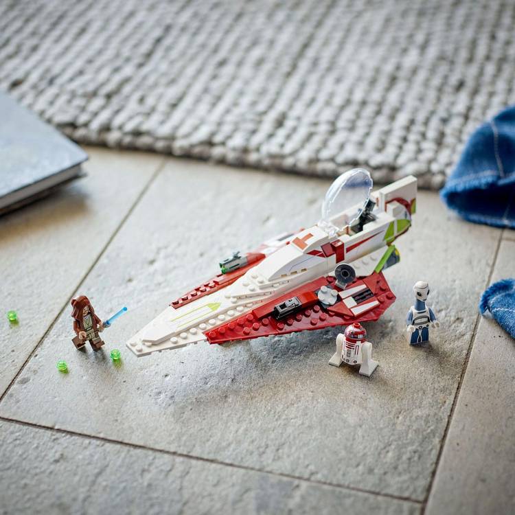 LEGO Obi-Wan's Jedi Starfighter building set, imported from the UK