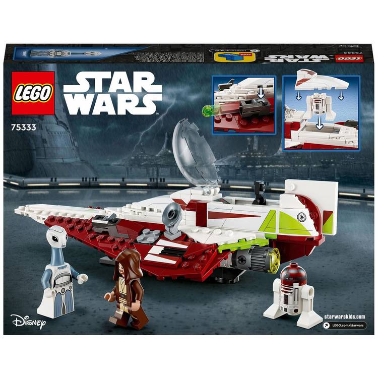 LEGO Obi-Wan's Jedi Starfighter building set, imported from the UK