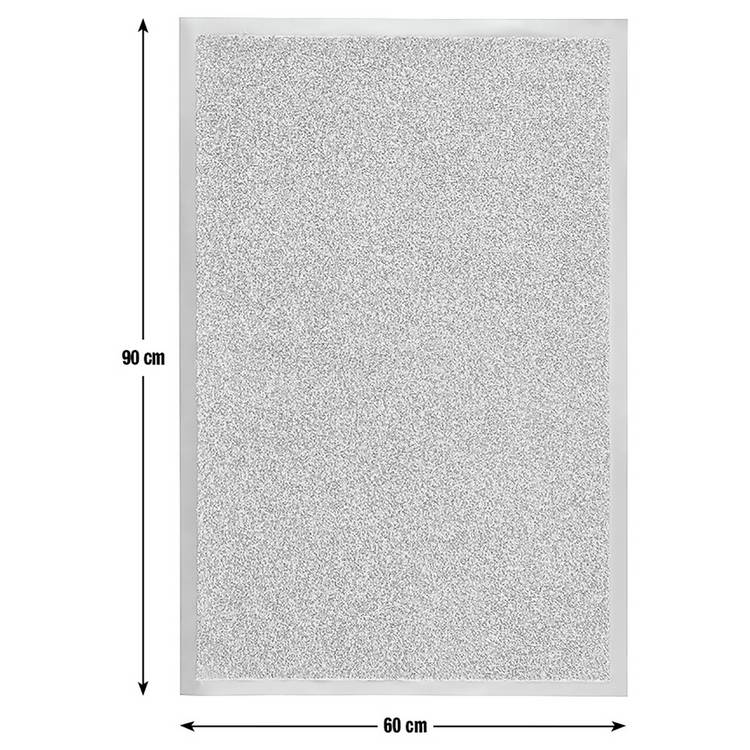 Mighty Mats Magic Barrier Dark Grey Doormat 90x60cm - British product