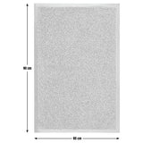 Mighty Mats Magic Barrier Dark Grey Doormat 90x60cm - British product