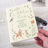 Woodland animals personalised photo album 6x4, imported from the UK