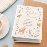 Woodland animals personalised photo album 6x4, imported from the UK