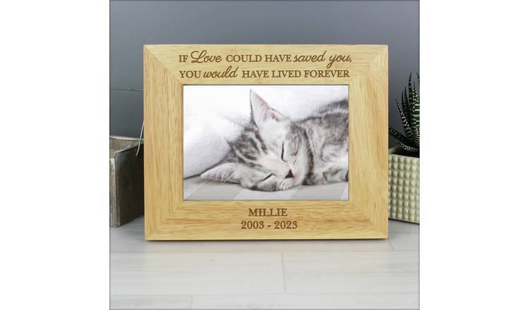 Personalised pet memorial frame 25x20cm, imported from the UK