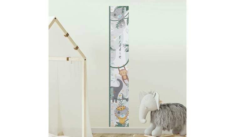 Tiny Tatty Teddy personalised height chart with name (British brand)