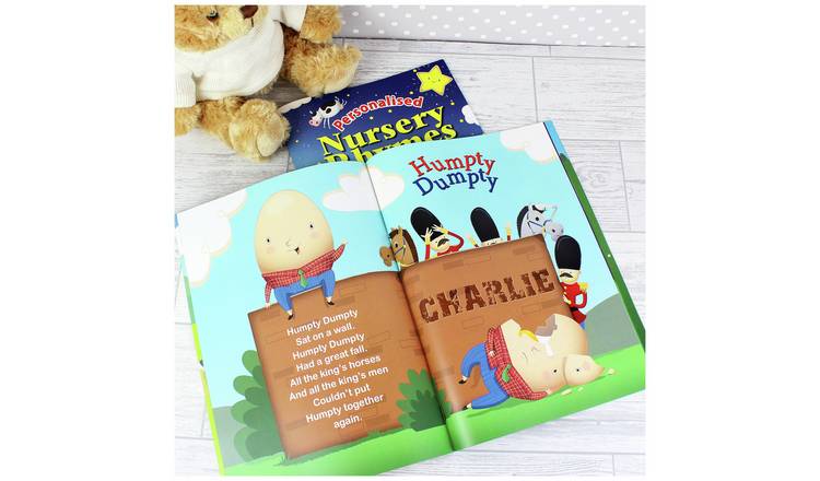 Personalised Message Nursery Rhyme Book