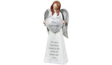 Personalised resin angel ornament 23cm, UK version