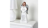 Personalised resin angel ornament 23cm, UK version