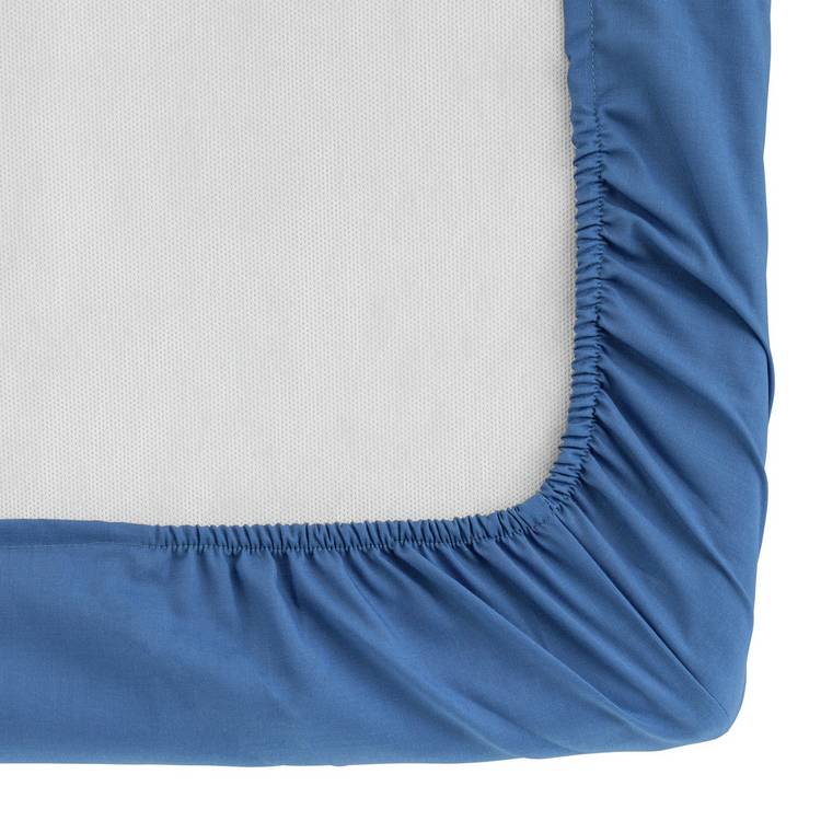 Habitat toddler fitted sheet in blue, toddler size 140x70cm (British brand)