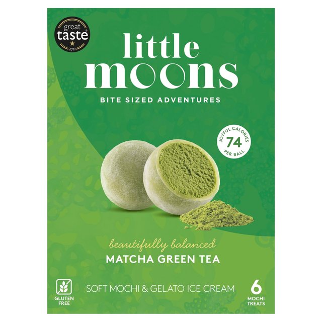 Little Moons Matcha Green Tea Mochi Ice Cream   6 x 32g