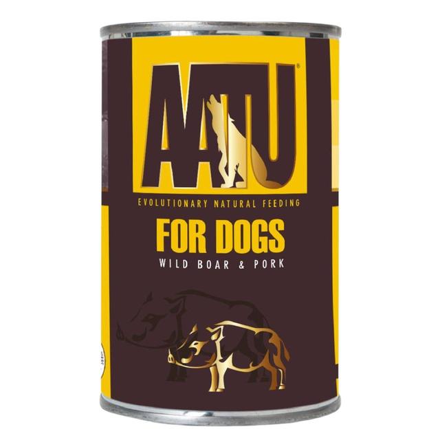 AATU Adult Wild Boar & Pork Wet Dog Food Tins   6 x 400g GOODS M&S   