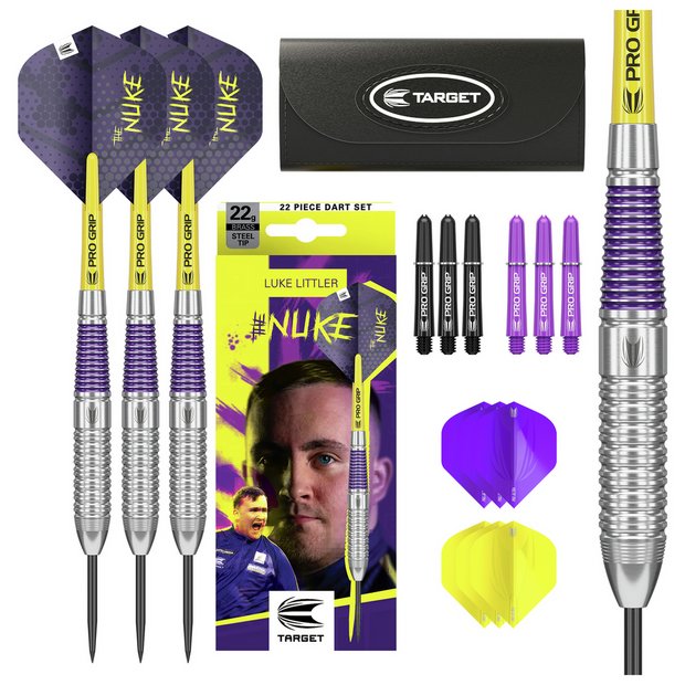 Target Luke Littler 22g brass darts set UK version
