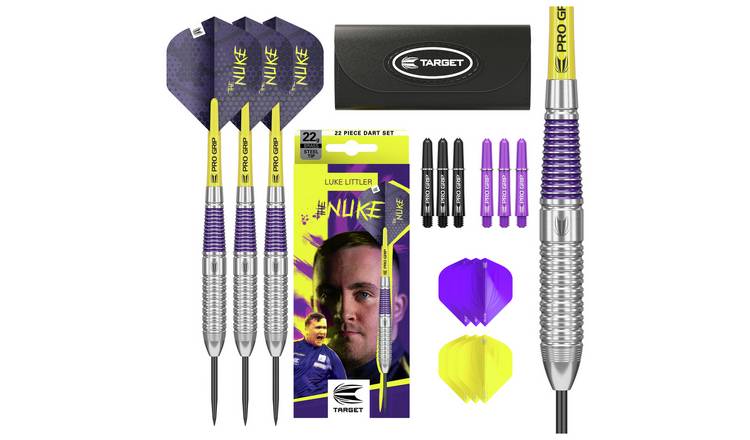 Target Luke Littler 22g brass darts set UK version