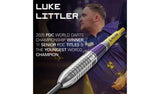 Target Luke Littler 22g brass darts set UK version