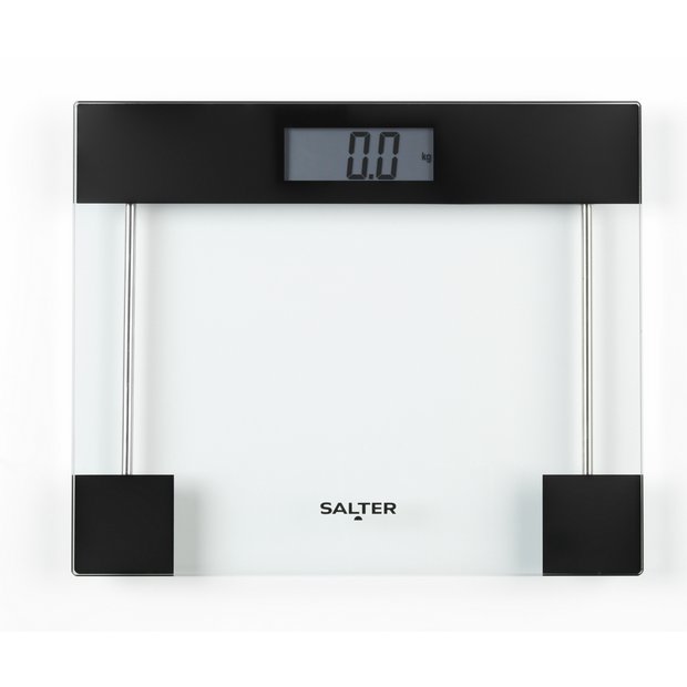 Salter digital bathroom scale clear glass, imported from the UK