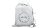 Personalised Message Grey Holly Christmas Sack GOODS Argos