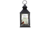 Personalised Message Robins Appear Memorial Black Lantern GOODS Argos