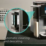 Siemens EQ900+ coffee machine silver, imported from the UK