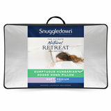 Snuggledown Hungarian goose down pillow with cotton cover, UK version