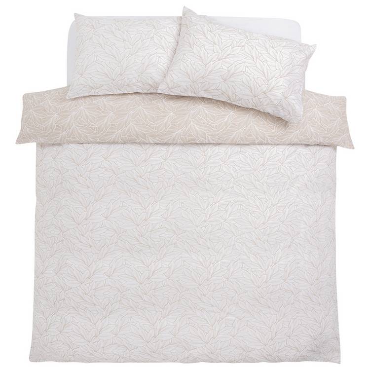 Argos Home Leaf Print Bedding Set Single (British brand)