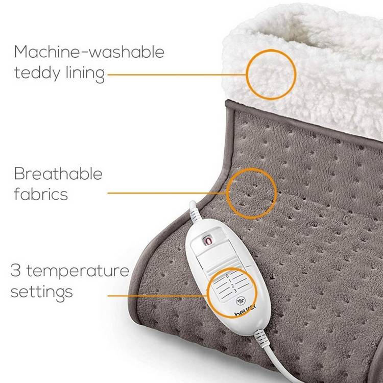 Beurer foot warmer taupe, UK version